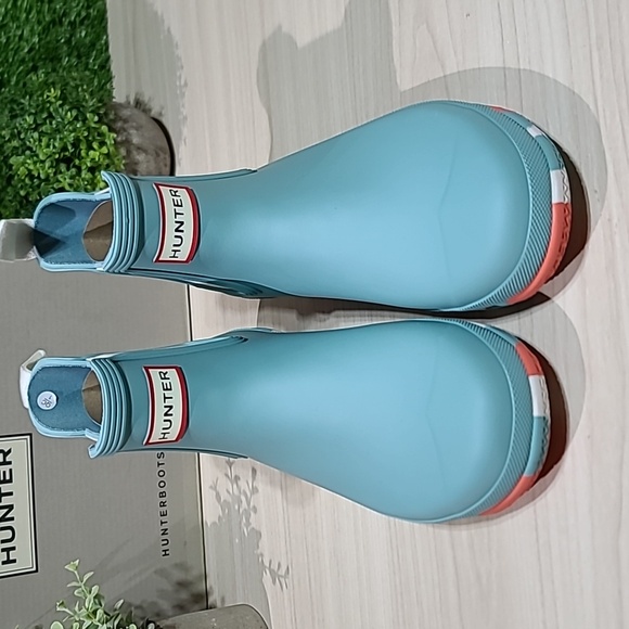 Hunter Women's Original Chelsea Color Splash Boot - Birdseye blue, US 8 NEW - Picture 2 of 11